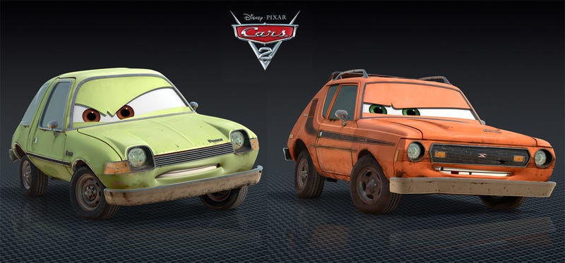 Illustration for article titled Meet "Grem" and "Acer," Cars 2's newest car stars