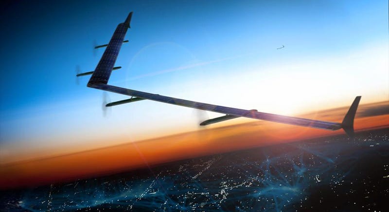 Illustration for article titled Los drones de Internet de Facebook serán más grandes que un Boeing 737