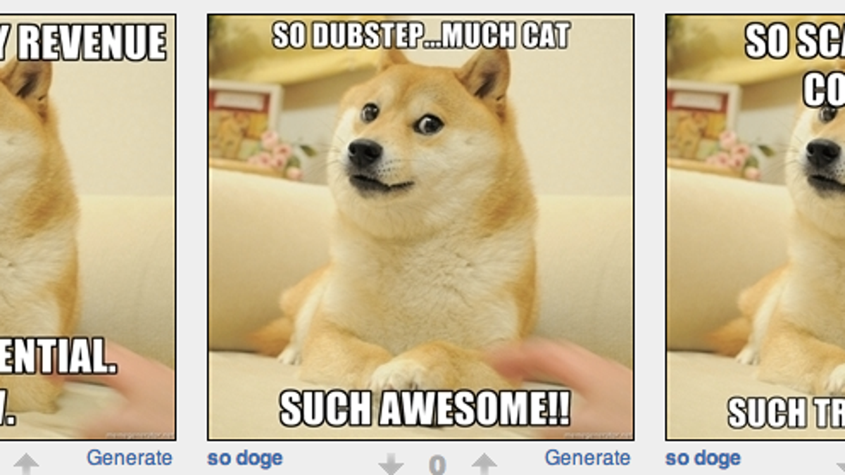 We Who Spoke LOLcat Now Speak Doge