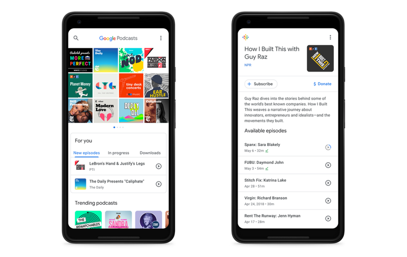 Google Remembers to Like and Subscribe, Releases Its Own Podcasts App