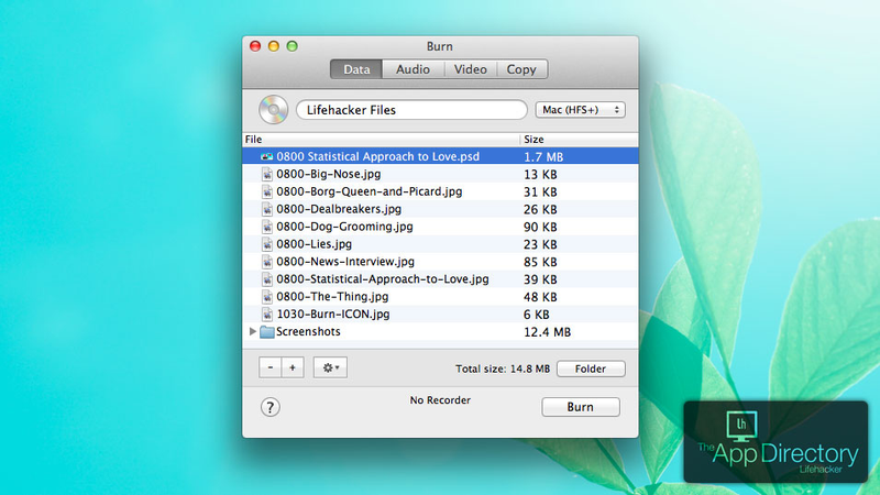 burning cds on mac