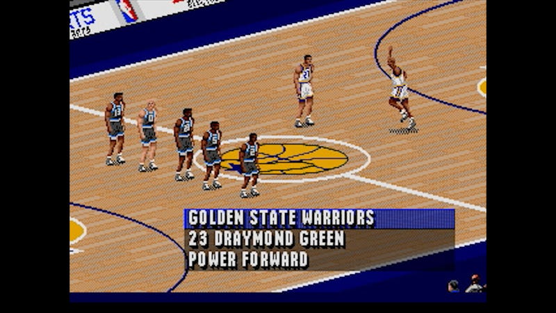 Illustration for article titled Tonight's NBA Finals Game 1, Simulated In NBA Live '96
