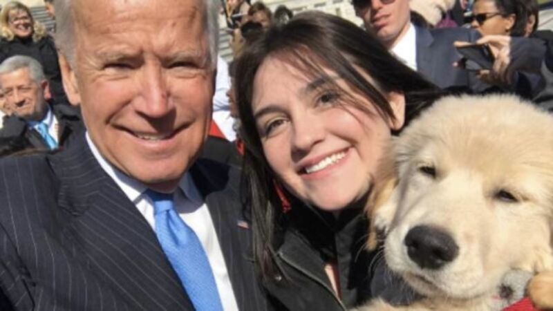 Joe Biden meets a dog named Joe Biden in most Joe Biden ...