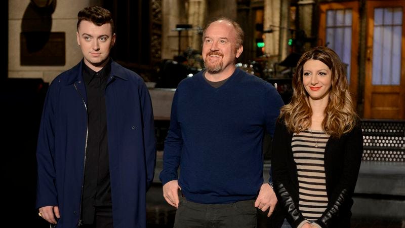 Illustration for article titled Saturday Night Live: “Louis C.K./Sam Smith”
