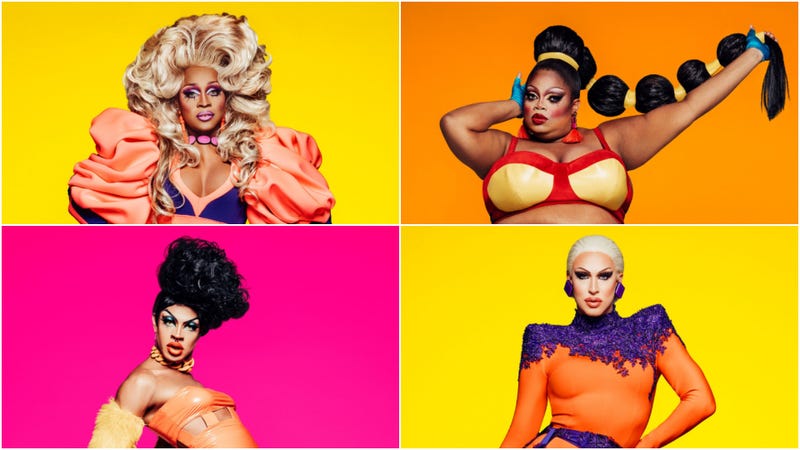 Clockwise from upper left: A’keria C. Davenport, Dr. Silky Nutmeg Ganache, Yvie Oddly, Brooke Lynn Hytes