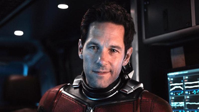 Paul Rudd as Ant-Man. 