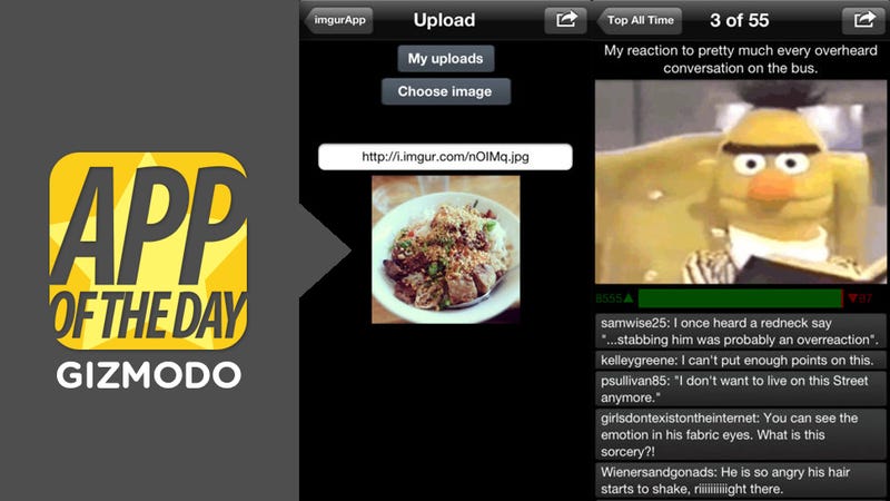 Illustration for article titled Imgur for iOS: Your Favorite Image-Upload Site, Finally in App Form