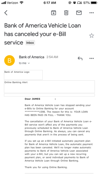 Illustration for article titled Not the worst email to wake up to