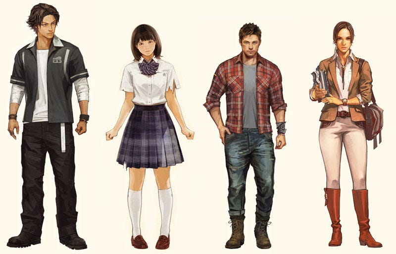 Illustration for article titled Japan's Left 4 Dead Characters Include Schoolgirl, Bartender