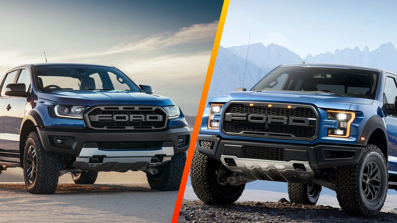 How The Ford Ranger Raptor Measures Up To The Real Raptor ...