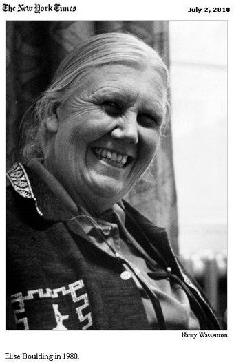 Illustration for article titled Peace Advocate Elise Boulding Dies At 89