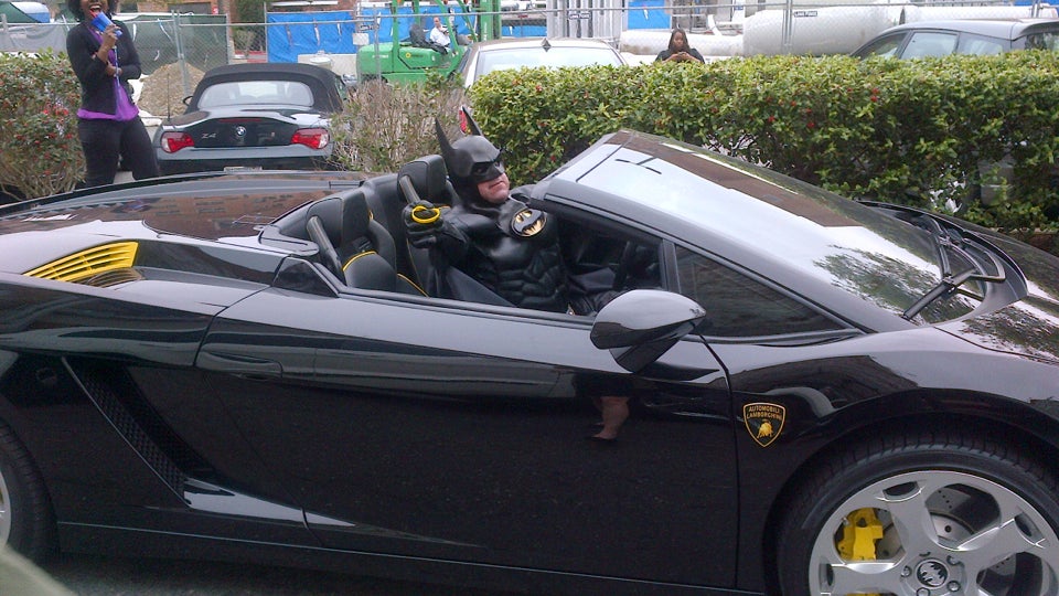 'Lamborghini Batman' Was At Georgetown Last Week