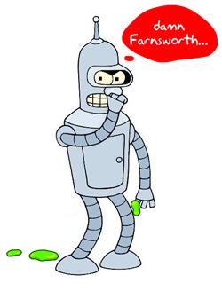 Illustration for article titled Synthetic Snot may Enable Bender to Smell his Farts