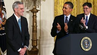 President Obama names Denis McDonough White House chief of staff in January 2013. (Alex Wong/Getty Images)