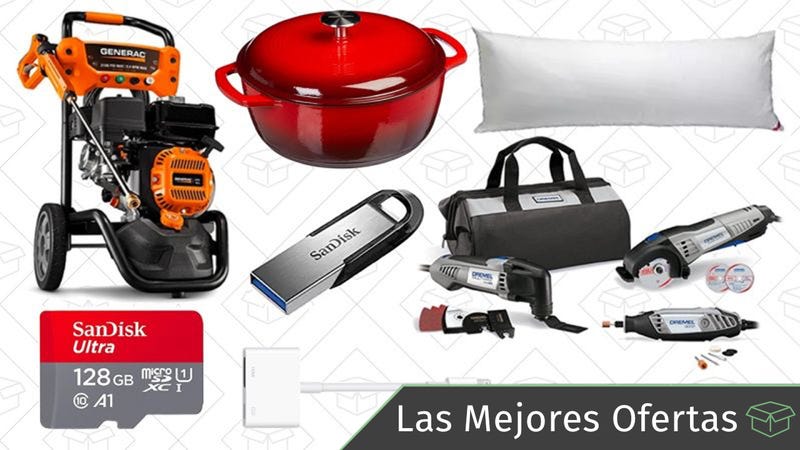 Illustration for article titled Las mejores ofertas de este martes: Rebajas de SanDisk, cazuela de hierro, un pack de Dremel y más