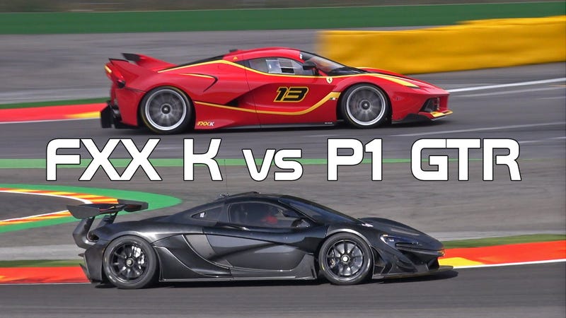A Mclaren P1 Gtr Doesn T Care That A Ferrari Fxx K Sounds