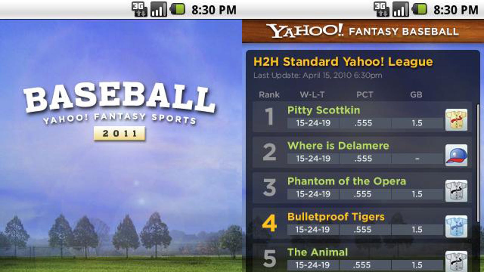 Yahoo! Fantasy Baseball App Now Available for Android