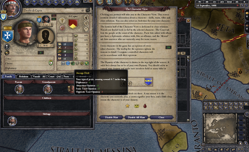 Adding Dick Sizes To Historical Strategy Game Introduces Some Complications