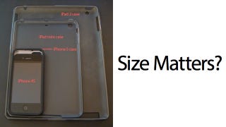 How an iPhone 5 and iPad Mini Might Compare in Size to the iPhone 4S