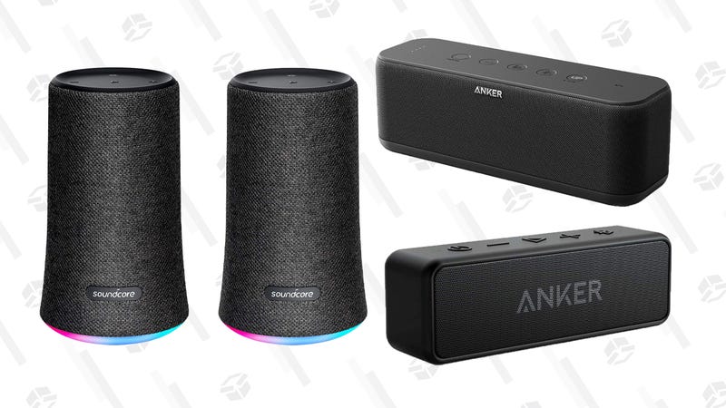 Anker Soundcore 2 Portable Bluetooth Speaker | $28 | AmazonAnker SoundCore Boost 20W Bluetooth Speaker with BassUp Technology | $56 | AmazonAnker Soundcore Flare Portable Bluetooth 360° Speaker | $60 | Amazon | Clip coupon on page