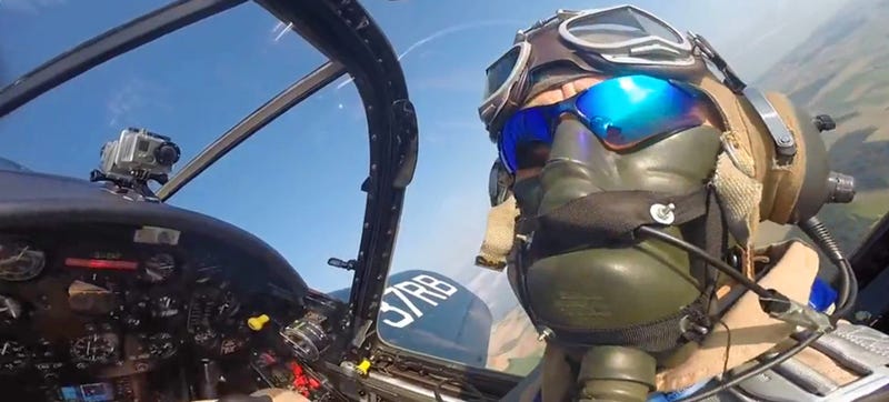 Illustration for article titled This F4U Corsair GoPro Flight Video Is Absolutely Exhilarating