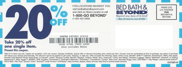 Bed Bath And Beyond Online Coupon Code October 2019
