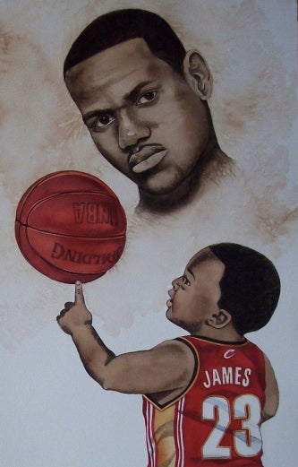 Illustration for article titled FIST-EXPLOSION: LEBRON STAYING IN CLEVELAND, SAYS..."CUBES"