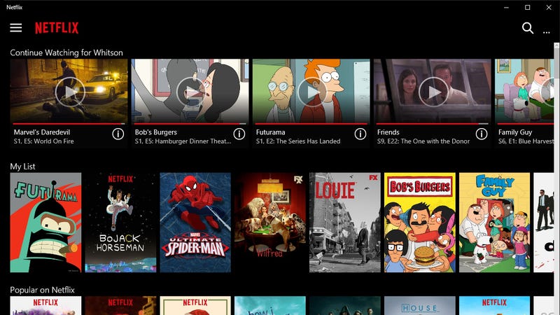 Netflix Gets a New, Redesigned App for Windows 10 with Live Tiles and