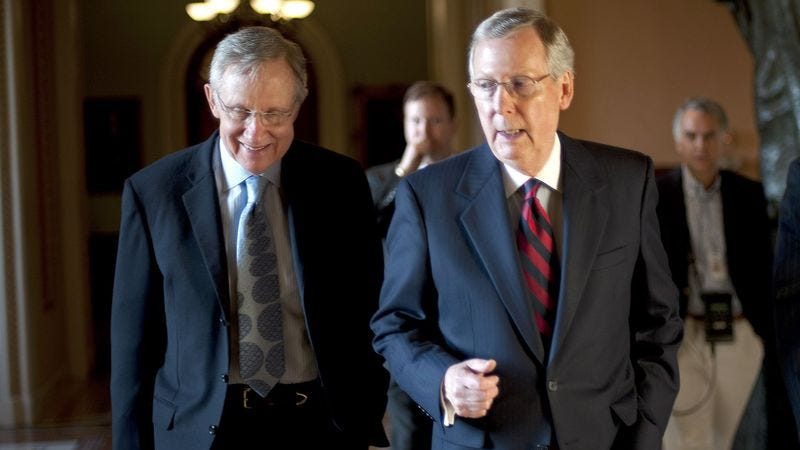 Illustration for article titled Democrats, Republicans Celebrate Pitiful Excuse For Common Ground