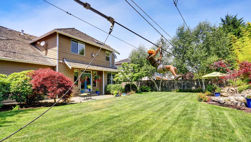 Illustration for article titled Report: Happiness Does Not Measurably Increase Based On Zipline Ownership Once Family Owns 7 Ziplines