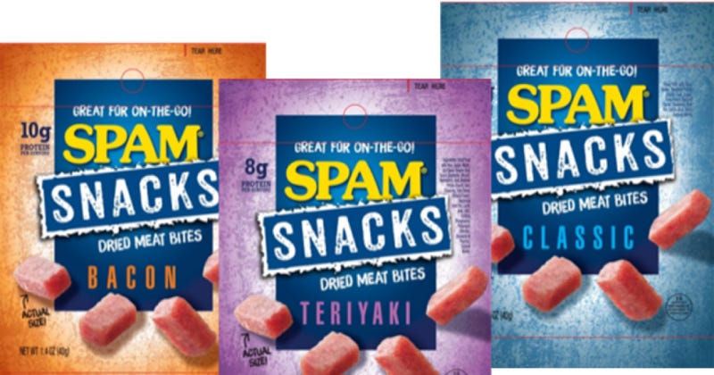 Hormel Creates Spam Snack Treats Because They Are The Devil