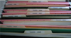 How to organize your financial documents in a filing cabinet