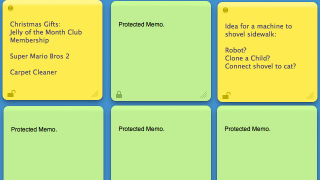 password protect sticky notes mac