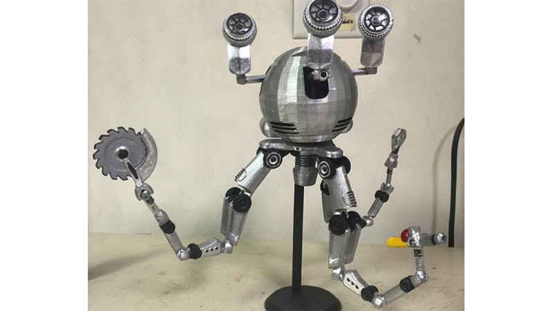 Illustration for article titled Fan 3D Prints Fallout's Robotic Buttler