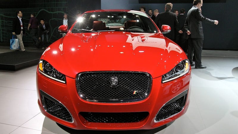 Illustration for article titled 2012 Jaguar XF-R takes its nose job public