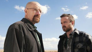 Illustration for article titled That mystery reunion Bryan Cranston and Aaron Paul have been teasing for weeks is actually just some artisanal booze