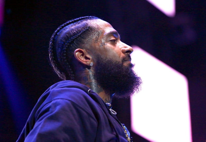     Nipsey Hussle performs on stage at the BET Experience on June 23, 2018 in Los Angeles.