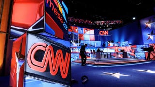 A CNN set in Mesa, Ariz., Feb. 22, 2012Ethan Miller/Getty Images