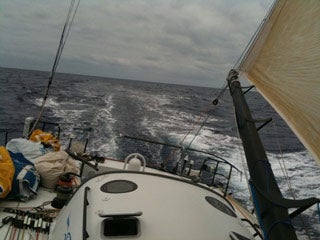 Illustration for article titled Pegasus Open 50 Raceboat Log: IPhone Video, Endless Fog