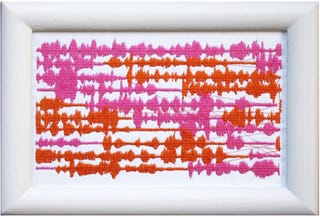 Illustration for article titled Embroidered Telephone Conversations: Shhh! Someone's Stitching
