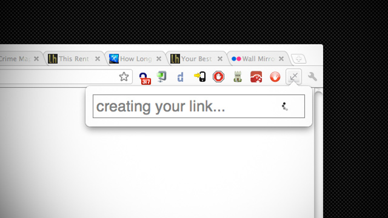 chrome open search results in new tab