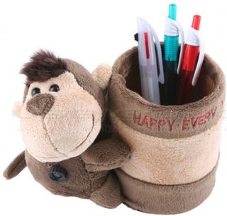 Illustration for article titled Useless Monkey Webcam Smiles and Cheers You On