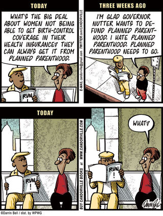 Illustration for article titled Candorville Comic: Planned Parenthood