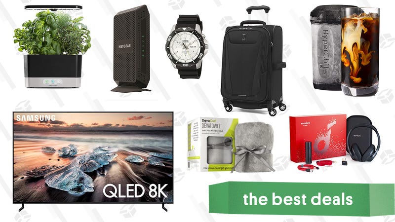 Illustration for article titled Tuesday's Best Deals: Casio Watches, Samsung 8K TVs, Travelpro Luggage, DevaCurl, and More