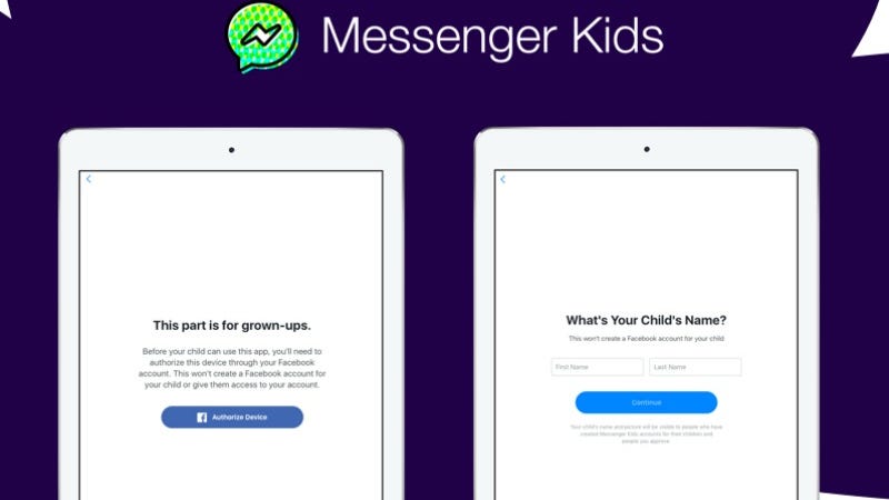 messenger kids sign up