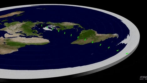 how many people believe the earth is flat