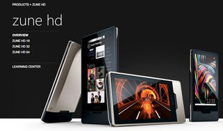 Illustration for article titled 64GB Zune HD Will Cost $350; Other Models Slashed By $20