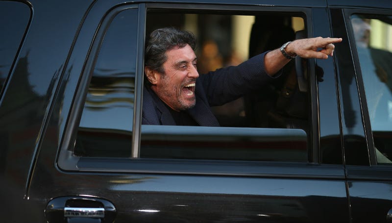 Illustration for article titled Caption This Photo of A Ridiculously Excited Ian McShane