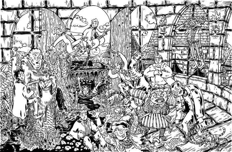 Illustration for article titled Can You Spot All the Geeky Details in these Fantastic Drawings?