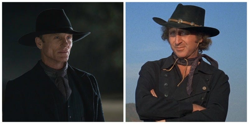 Illustration for article titled Westworld Has a Lot More in Common With Blazing Saddles Than Just Cowboys